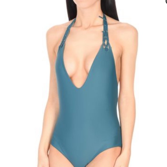 Mikoh Manu Gray One‎ Piece Bathing Suit